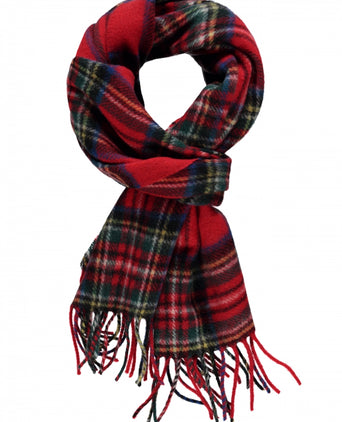 Checked Lambswool Scarf | Royal Stewart