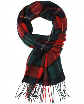 Checked Lambswool Scarf | Kilgore Tartan