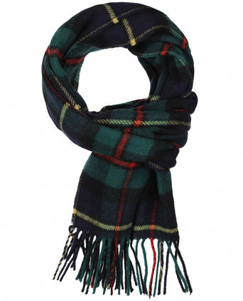 Checked Lambswool Scarf | Hunting Stewart