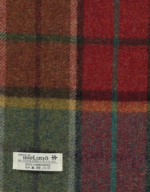 Checked Lambswool Scarf | Autumnal Mix Check