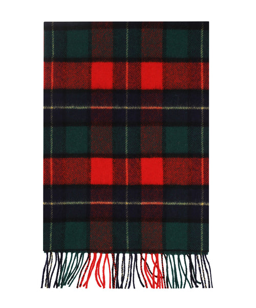 Lambswool Scarf Check | Red