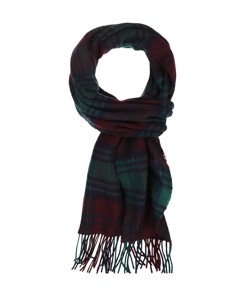 Lambswool Scarf Check | Green