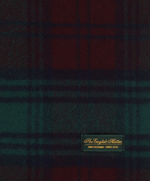 Lambswool Scarf Check | Green