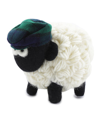 Knitted Sheep with Hat | Blackwatch
