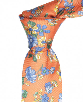 Silk Tie | Orange