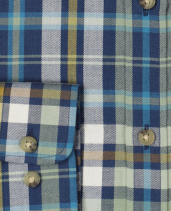 Viyella Shirt Button Down | Blue