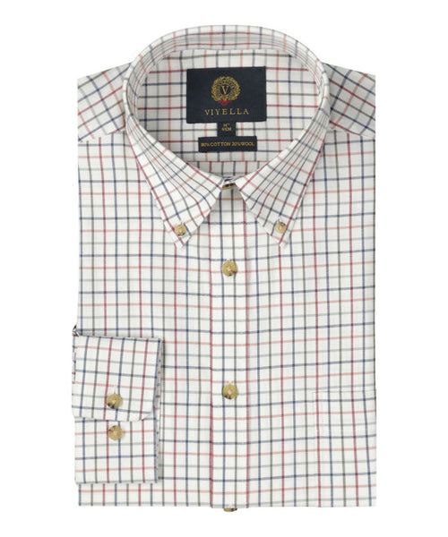 Viyella Shirt Button Down | Brown