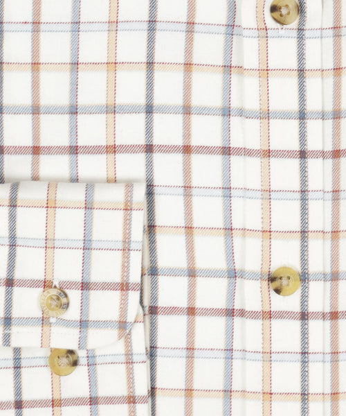 Viyella Shirt Button Down | Brown