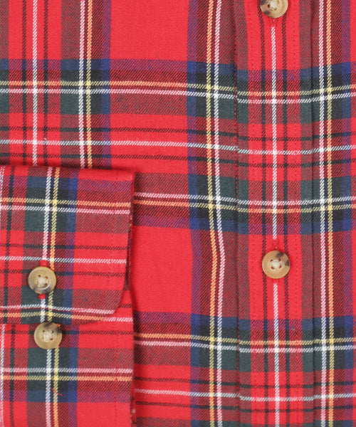 Viyella Shirt Button Down | Red