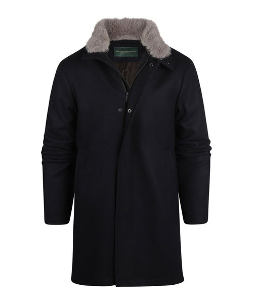 Coat Hirsch | Navy Blauw