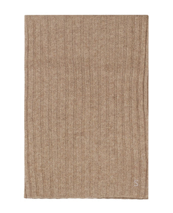 Stetson Scarf Undyed Cashmere Sustainable | Brown