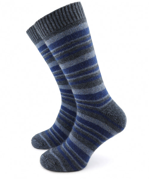 Mini Striped Sock | Blue