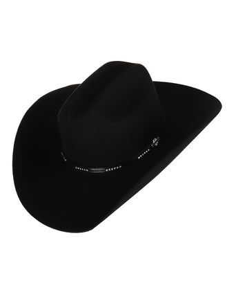 Stetson Western Hoed Liano Wool 4X | Zwart