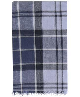 Barbour Welton Tartan Scarf | Blauw Barbour Welton Tartan Scarf | Blauw