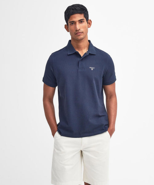 Barbour Lightweight Sports Polo | Blue