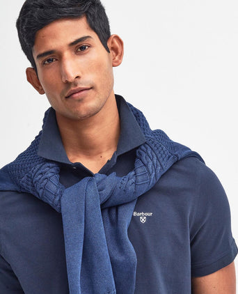 Barbour Lightweight Sports Polo | Blue