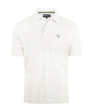 Barbour Lightweight Sports Polo | White Barbour Lightweight Sports Polo | White