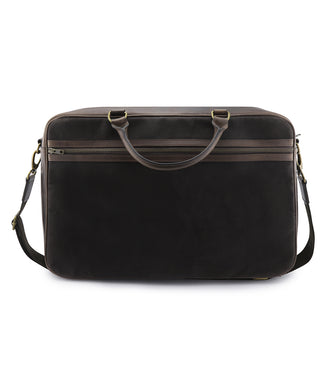 Harris Tweed Briefcase | Navy Blauw Harris Tweed Briefcase | Navy Blauw