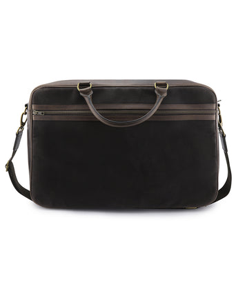 Harris Tweed Briefcase | Navy Blue