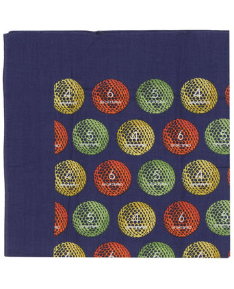 Printed Handkerchief | Neon Golf