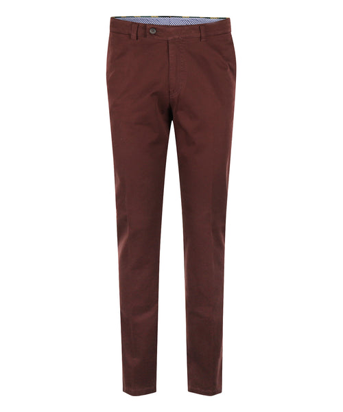 Leeds Cotton Trousers | Red