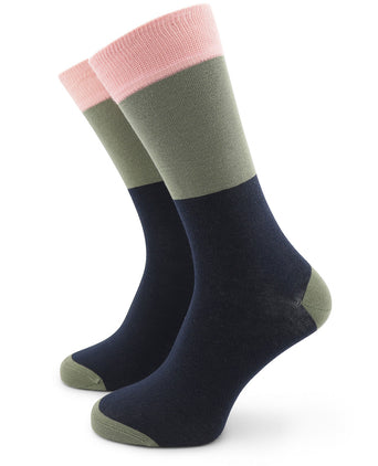 Barbour sock colour block 2-pack | Blue