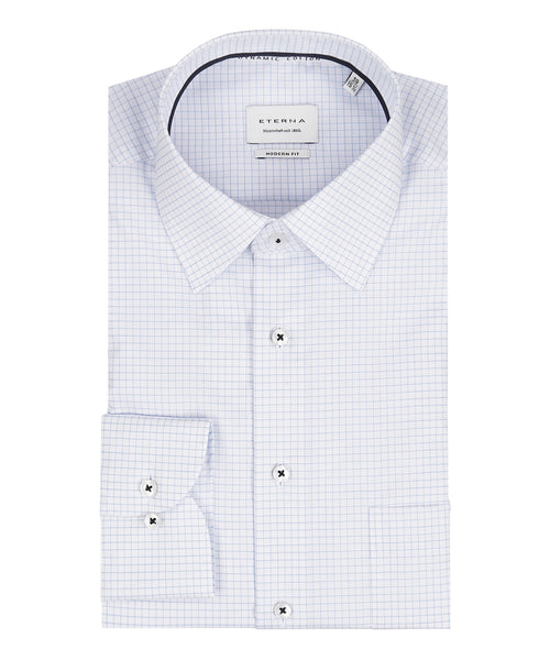 Eterna Shirt Modern Fit | Blauw