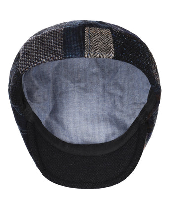 Cap Patchwork | Blauw