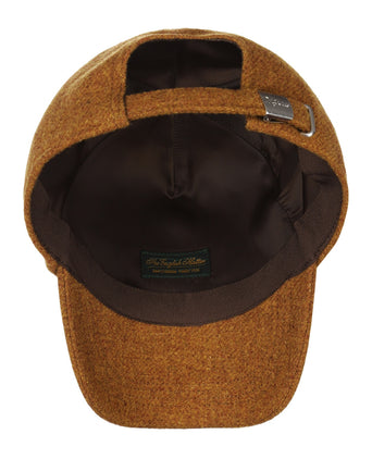 Wigens Tweed Baseball Cap | Yellow