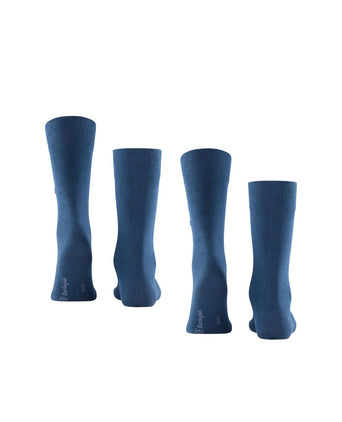 Everyday Sok Uni 2-Pack | Blauw