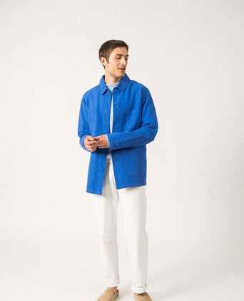 Saint James Sirocco Overshirt | Blue