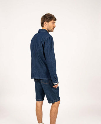 Saint James Sirocco Overshirt | Denim Blue