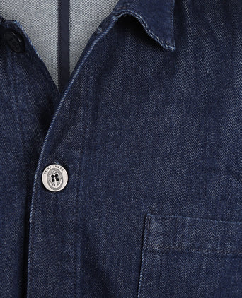 Saint James Sirocco Overshirt | Denim Blue