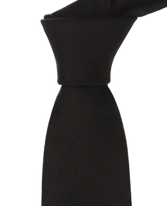 Tie Scottish Plaid | Black