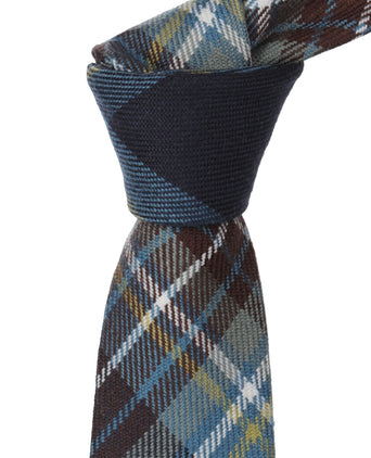Tie Scottish Plaid | Blue