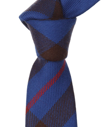 Tie Scottish Plaid | Blue