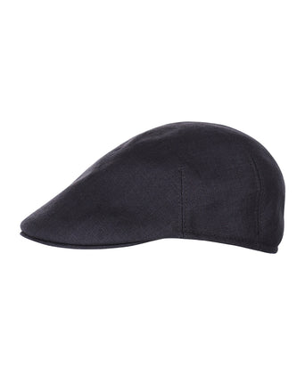 Soft Cap 100% Linnen | Navy Blauw