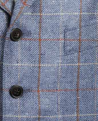 Wellington Gilet 100% Zijde | Blauw