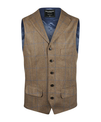 Wellington Gilet 100% Zijde | Bruin Wellington Gilet 100% Zijde | Bruin