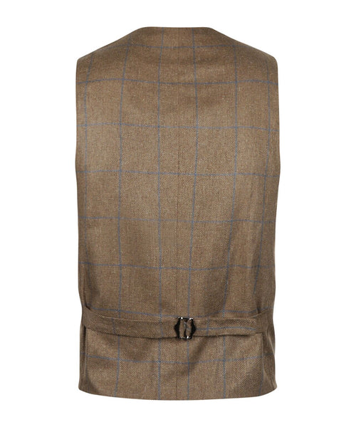 Wellington Gilet 100% Zijde | Bruin