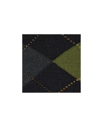 Burlington Edinburgh Heren Sokken | Zwart