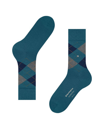 Burlington Edinburgh Men's Socks | Blue