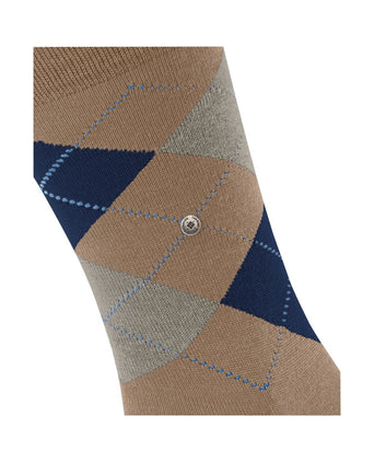 Burlington Edinburgh Heren Sokken | Bruin