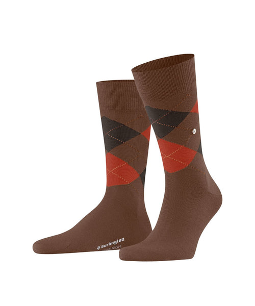 Burlington Edinburgh Men's Socks | Brown