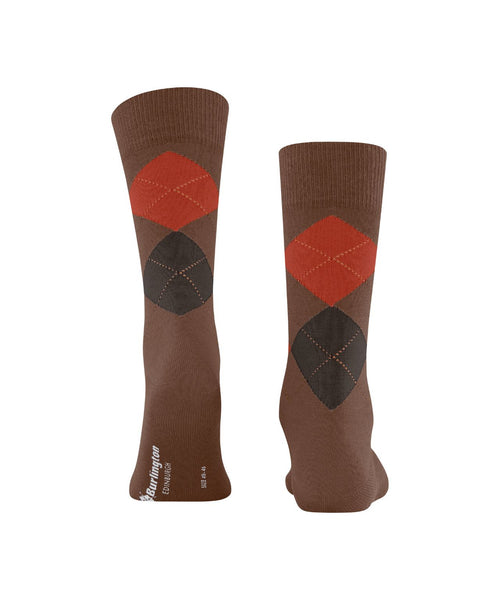 Burlington Edinburgh Men's Socks | Brown