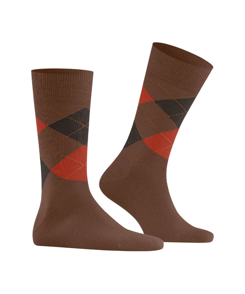 Burlington Edinburgh Men's Socks | Brown