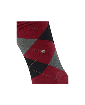 Burlington Edinburgh Heren Sokken | Rood