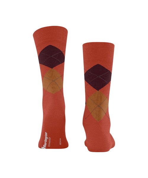 Burlington Edinburgh Men's Socks | Red