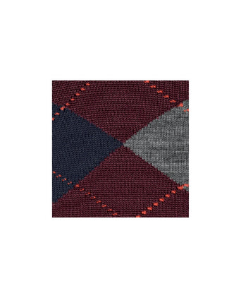 Burlington Edinburgh Heren Sokken | Rood