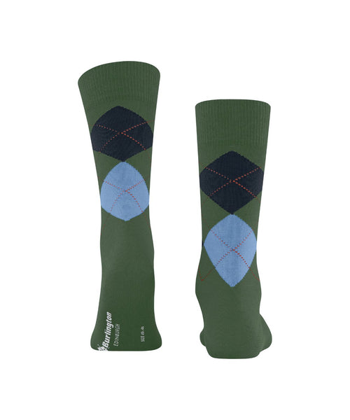 Burlington Edinburgh Men's Socks | Green